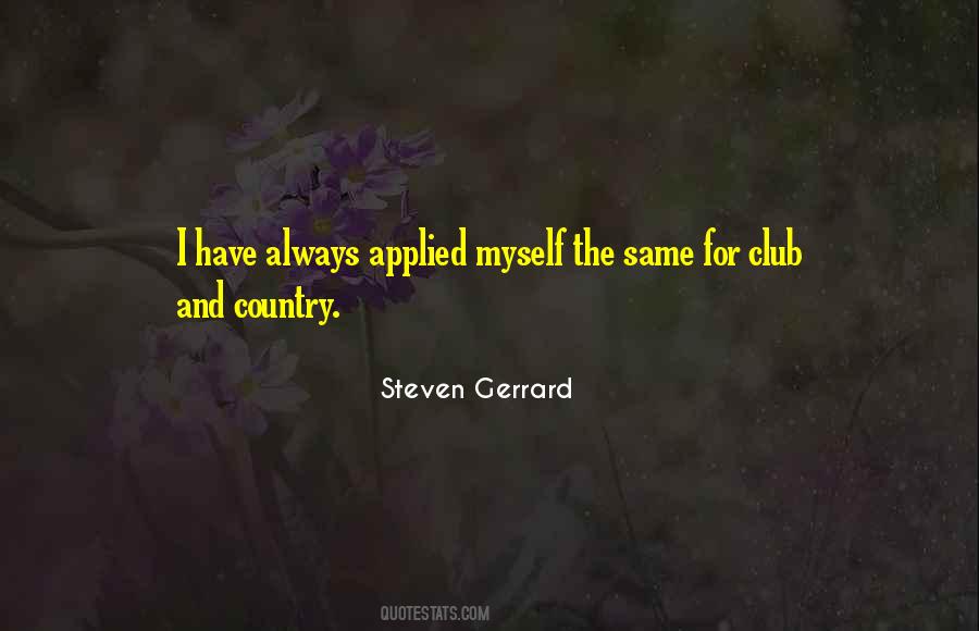 Quotes About Steven Gerrard #394587