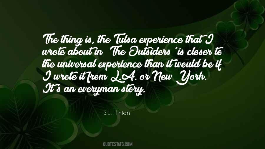 S E Hinton The Outsiders Quotes #249121