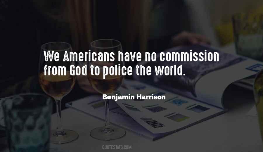 Quotes About Benjamin Harrison #807009