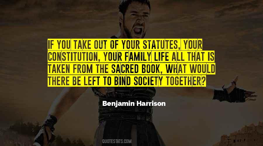 Quotes About Benjamin Harrison #960202