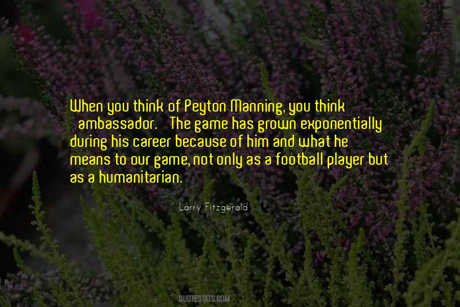 Quotes About Peyton Manning #806771