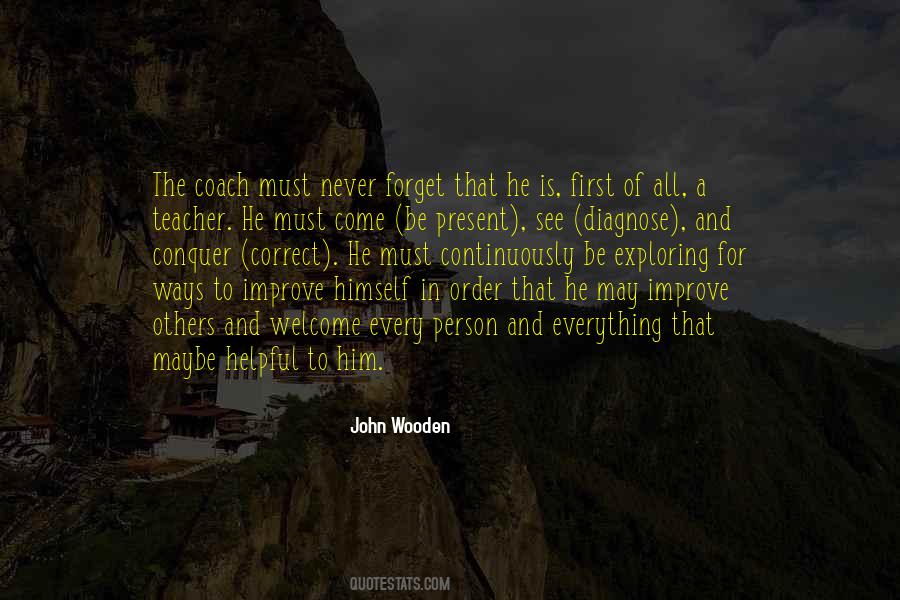 Quotes About John Wooden #200081