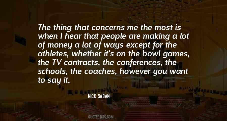 Saban Quotes #1112533