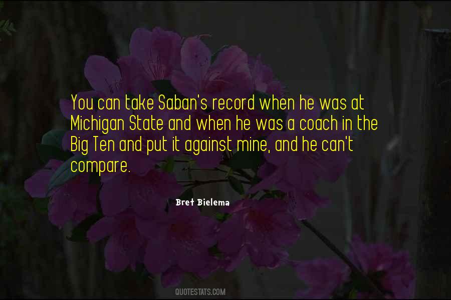 Saban Quotes #1208546