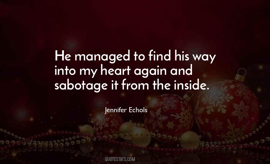 Sabotage Love Quotes #1508783