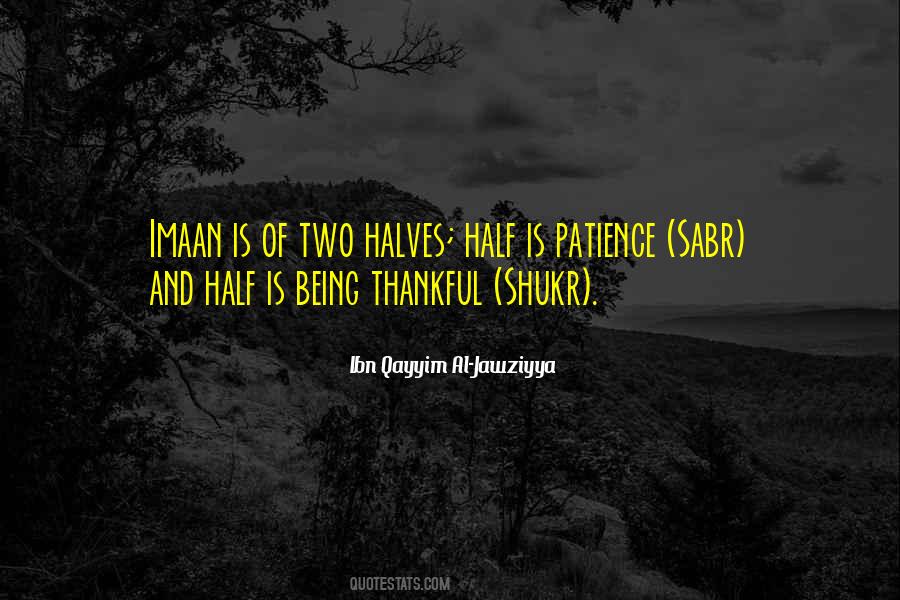 Sabr And Shukr Quotes #434410