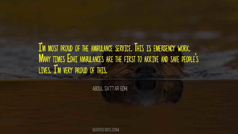 Quotes About Abdul Sattar Edhi #1125352