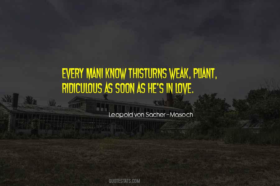 Sacher Masoch Quotes #1229464