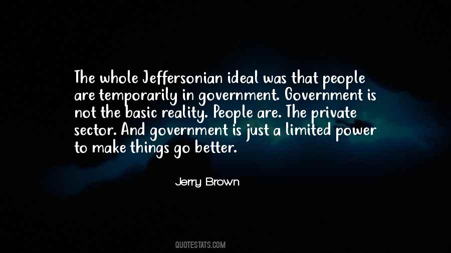 Quotes About Jerry Brown #1005530
