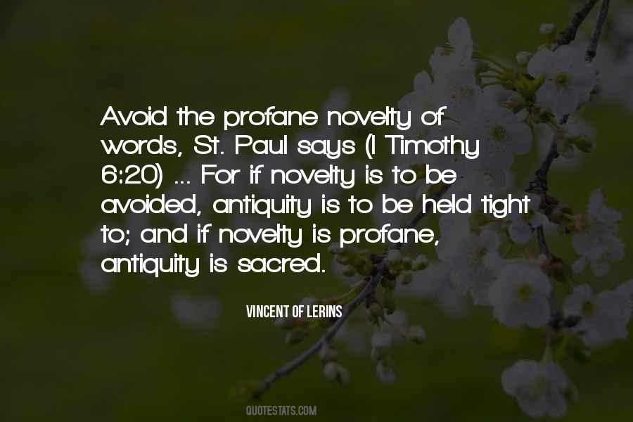 Sacred And Profane Quotes #188506