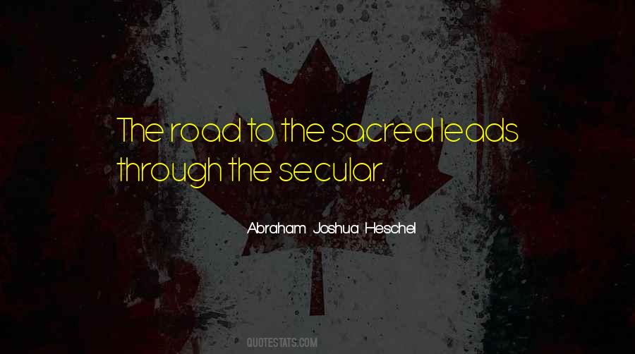Sacred And Secular Quotes #224740