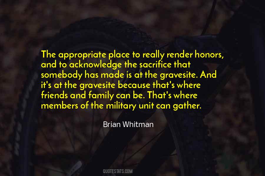 Sacrifice And Honor Quotes #1798590