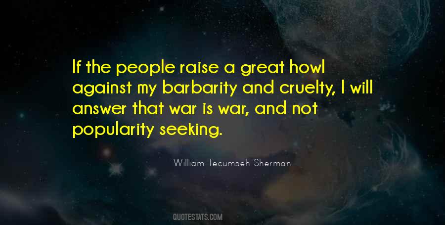 Quotes About William Tecumseh Sherman #960940