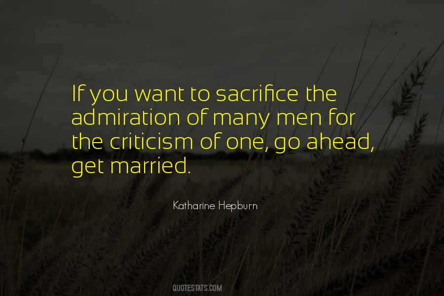 Sacrifice For Marriage Quotes #1264941