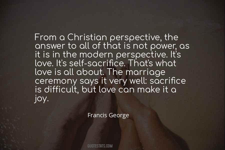 Sacrifice For Marriage Quotes #1617716