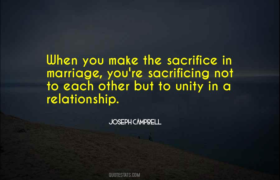 Sacrifice For Marriage Quotes #903855