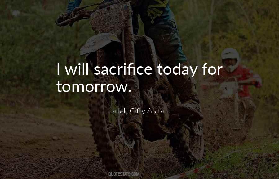 Sacrifice For Success Quotes #1016401