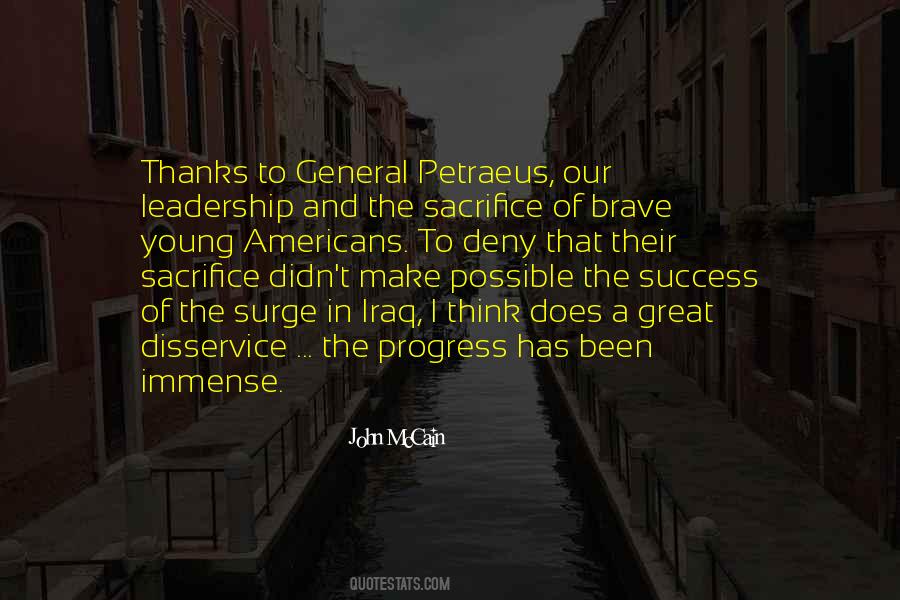 Sacrifice For Success Quotes #883920