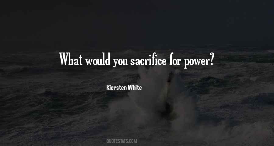 Sacrifice For You Quotes #425378