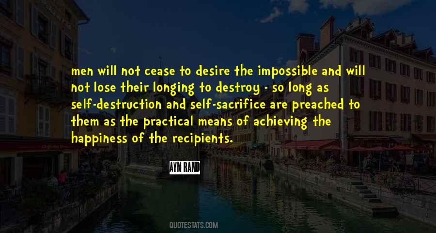 Sacrifice Your Happiness For Others Quotes #166313