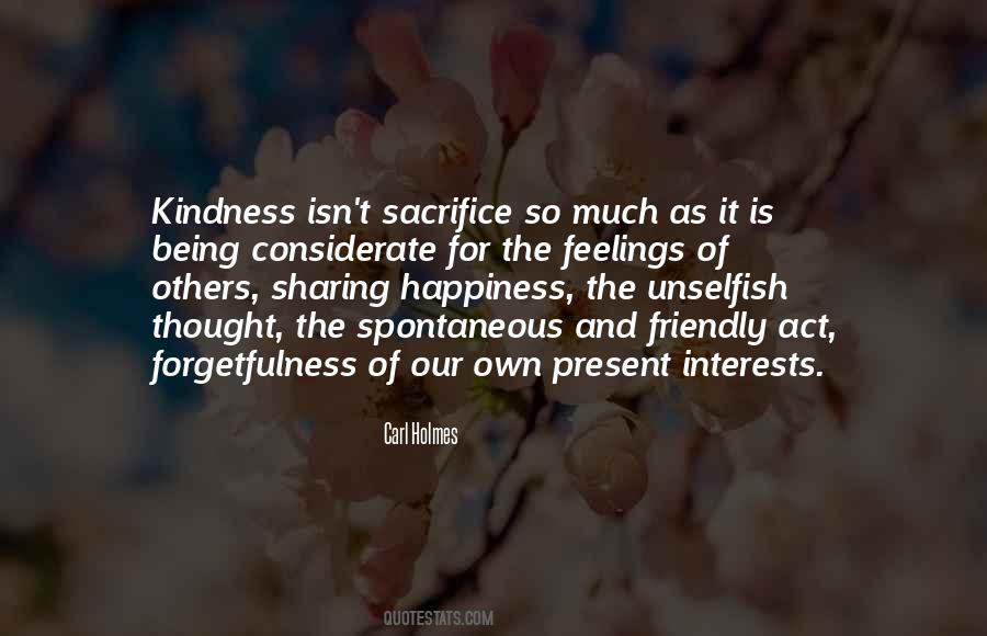 Sacrifice Your Happiness For Others Quotes #166566