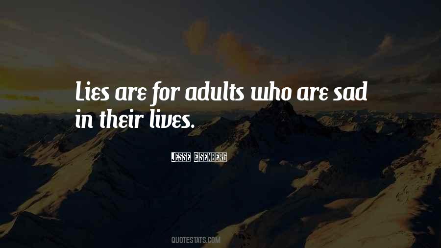 Sad Adulthood Quotes #1180349