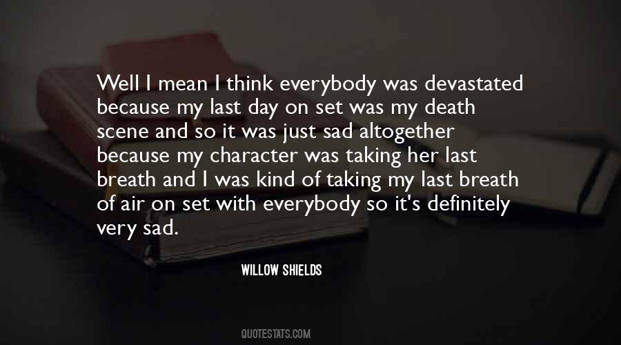Sad And Death Quotes #1324914