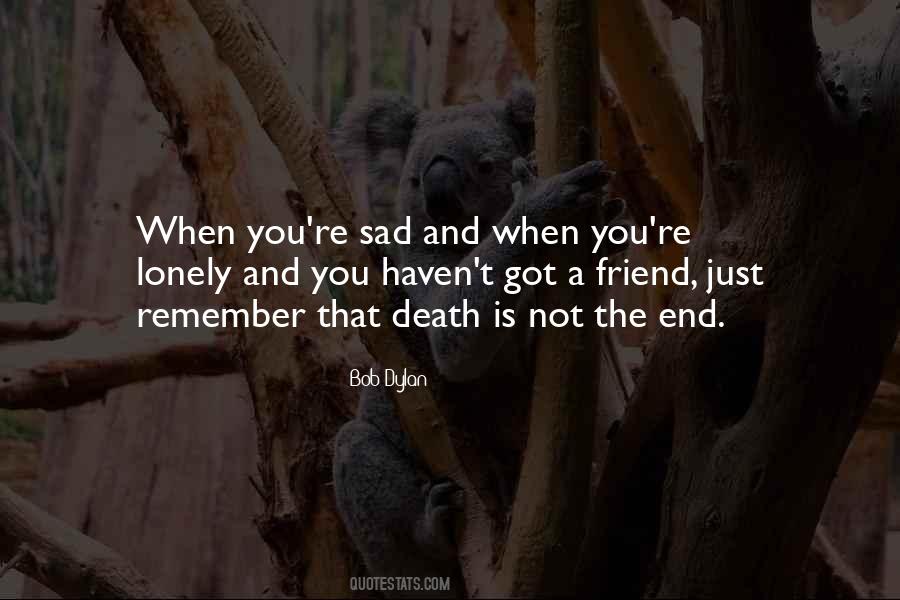 Sad And Death Quotes #395152
