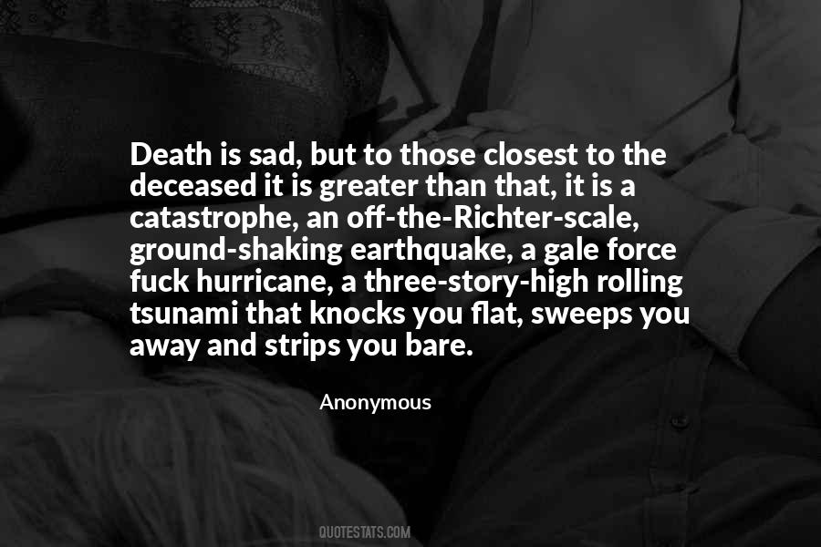 Sad And Death Quotes #4774