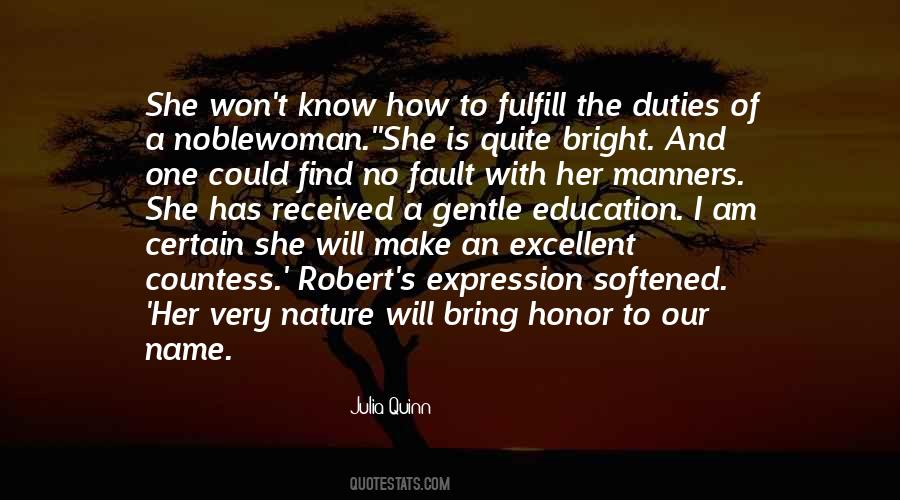 Quotes About A Noblewoman #1351007