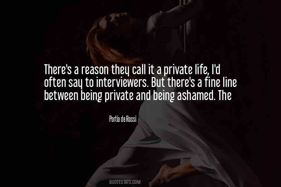 Quotes About A Private Life #641058