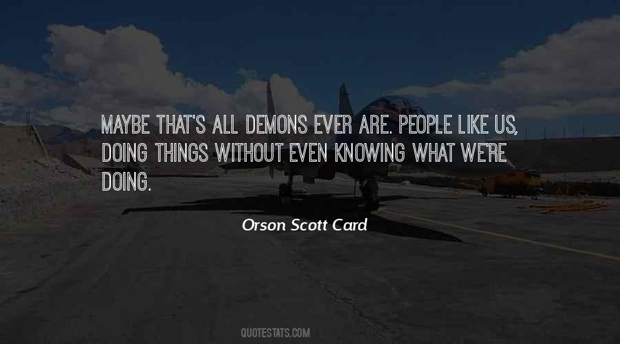 Quotes About Orson Scott Card #116102