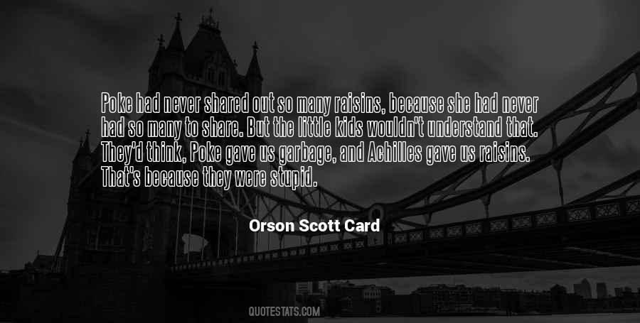 Quotes About Orson Scott Card #116974