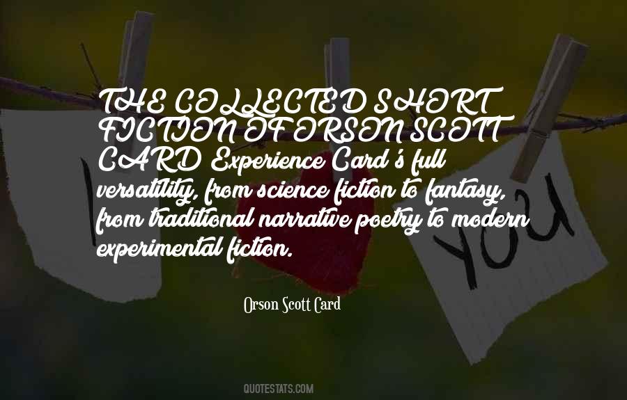 Quotes About Orson Scott Card #37094