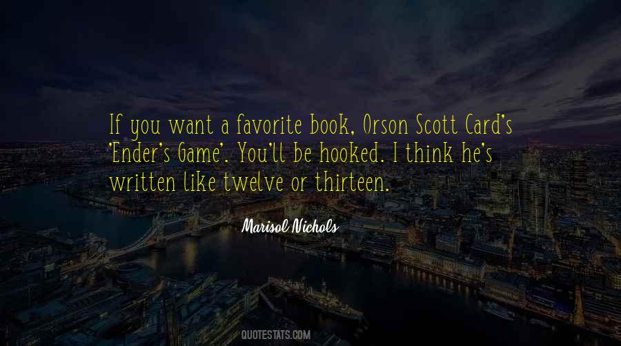 Quotes About Orson Scott Card #665445