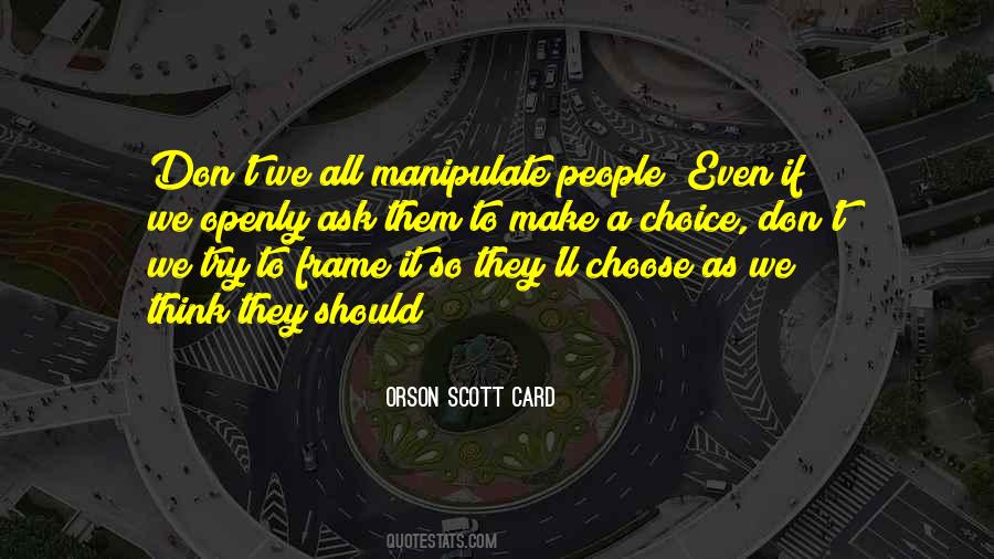 Quotes About Orson Scott Card #77913