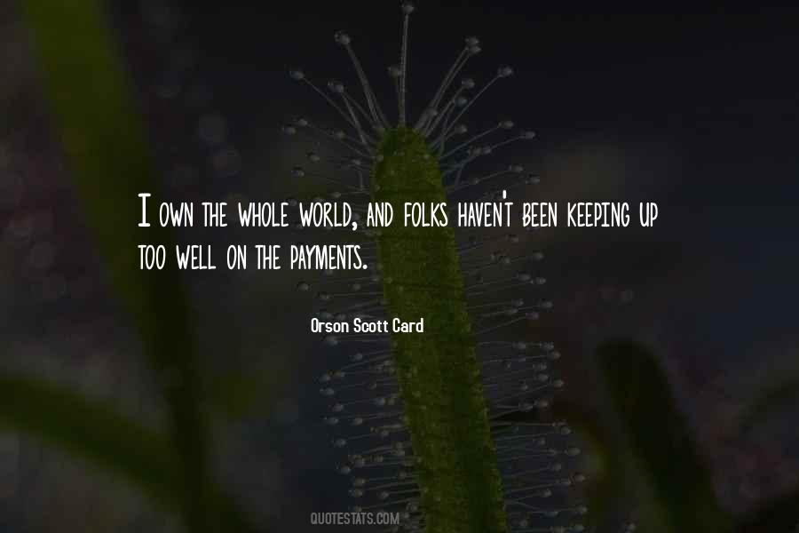 Quotes About Orson Scott Card #87506