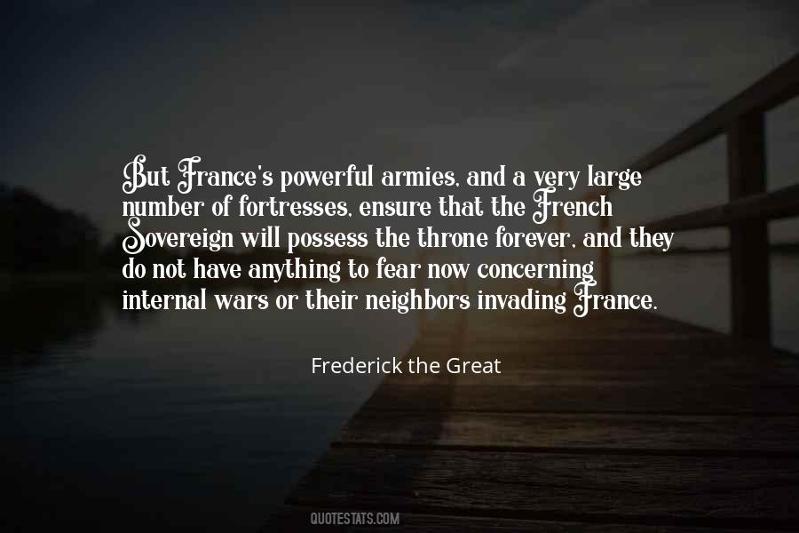 Quotes About Frederick The Great #1031861