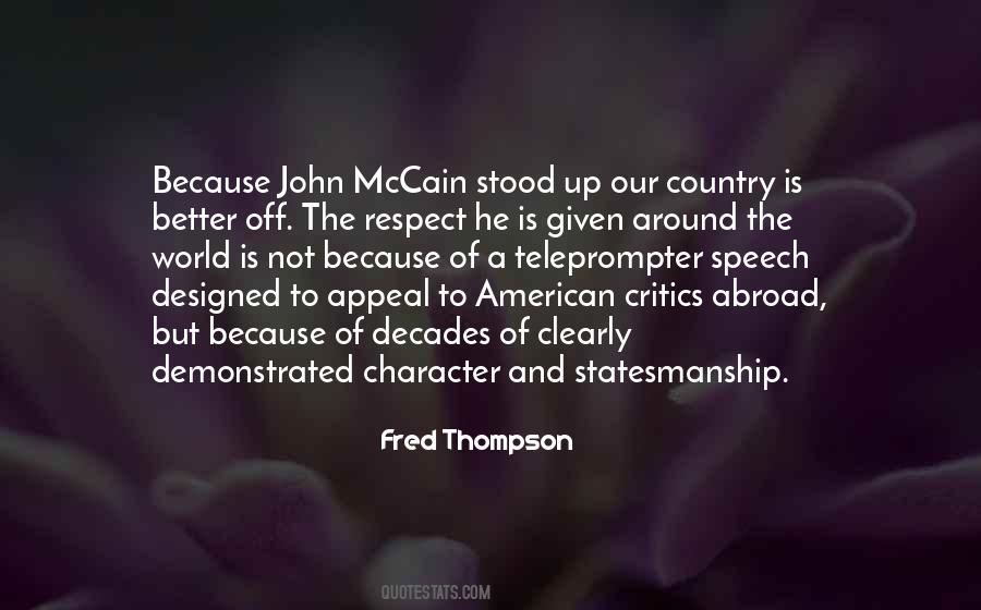 Quotes About John Mccain #1449576