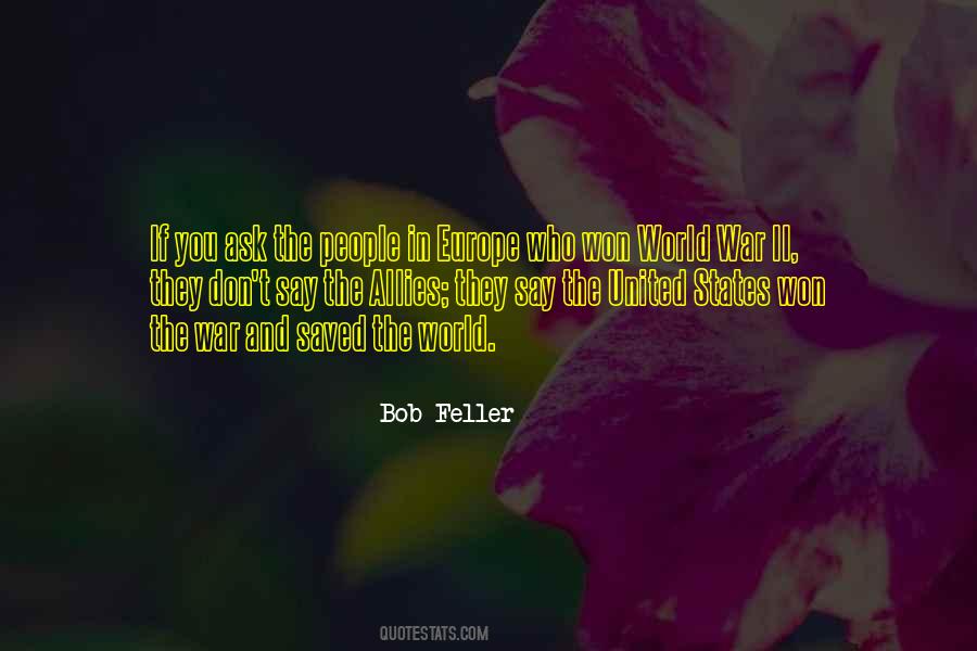 Quotes About Bob Feller #1446920