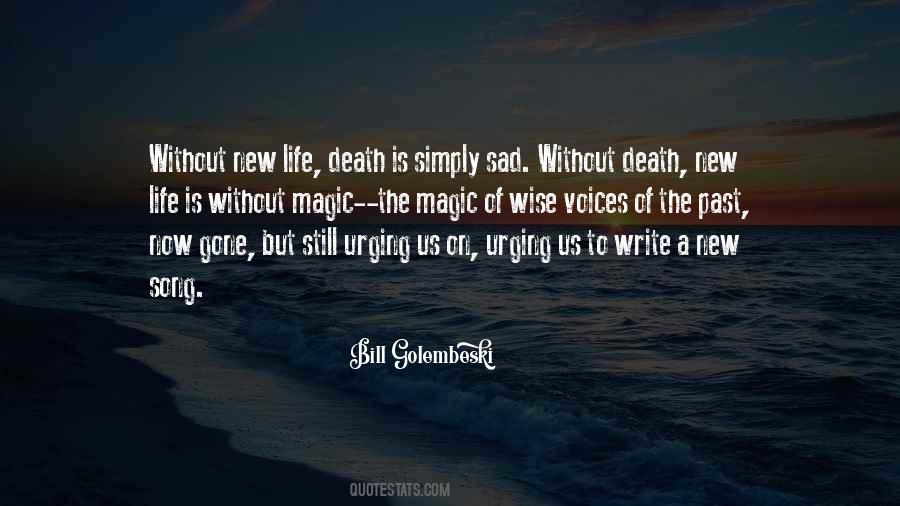Sad Life Death Quotes #1222154