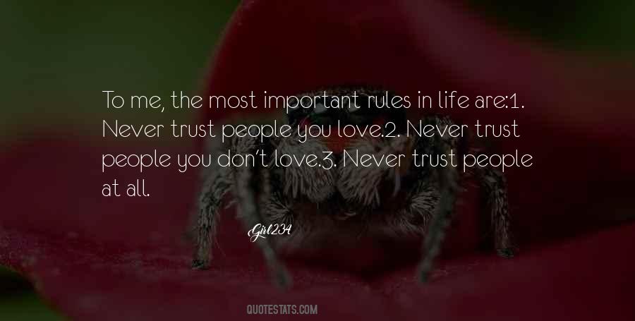 Sad Love Trust Quotes #1814999