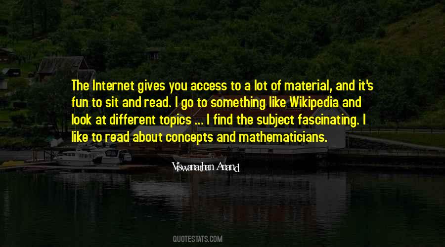 Quotes About Viswanathan Anand #1281387