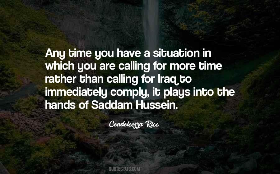 Saddam Quotes #1010831