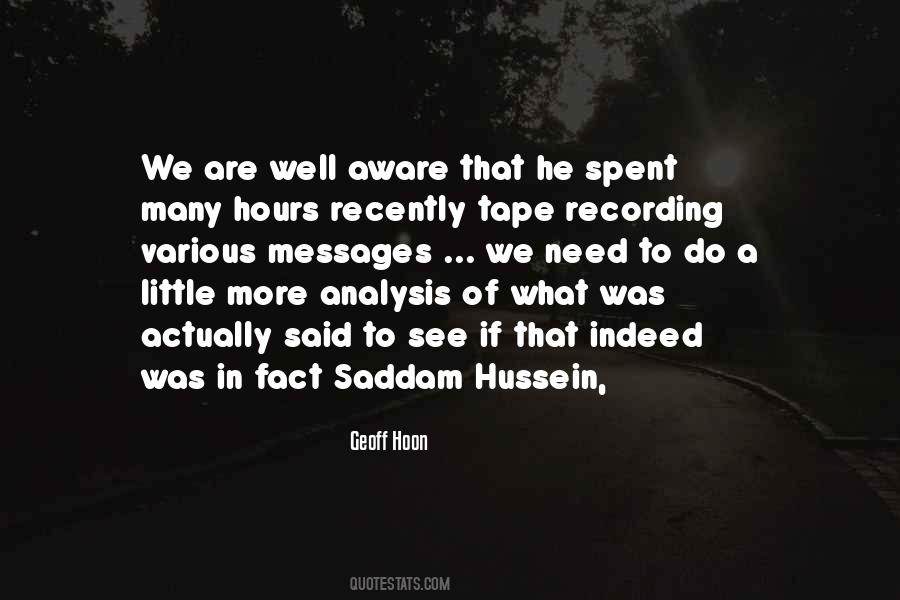 Saddam Quotes #1388465