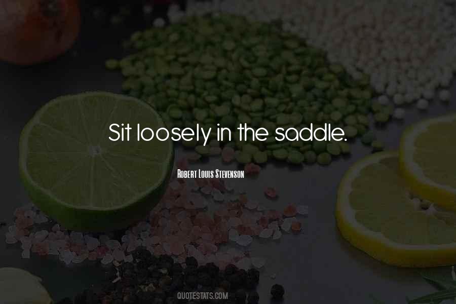 Saddle Quotes #462727