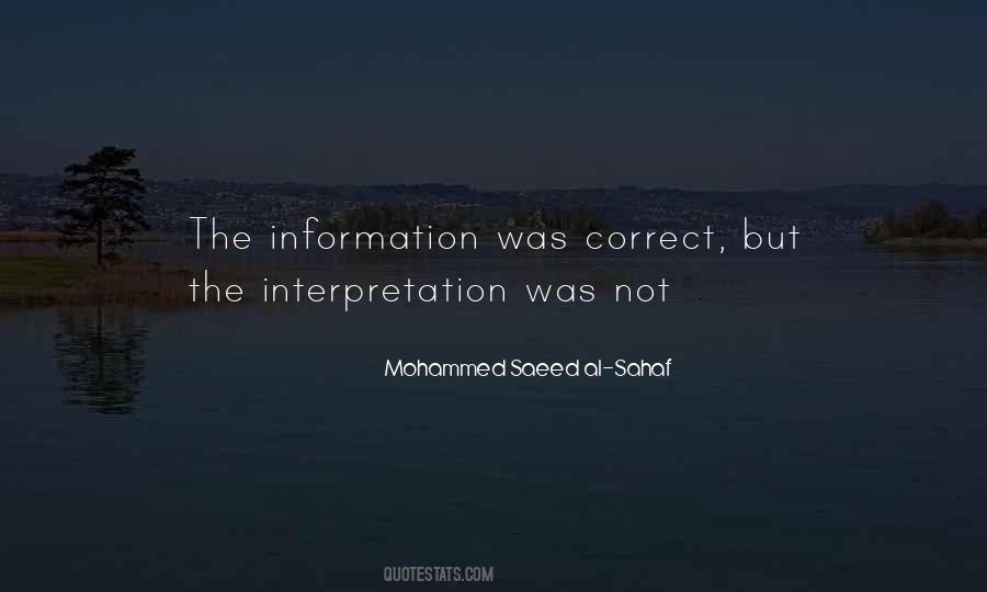Saeed Al Sahaf Quotes #1020410