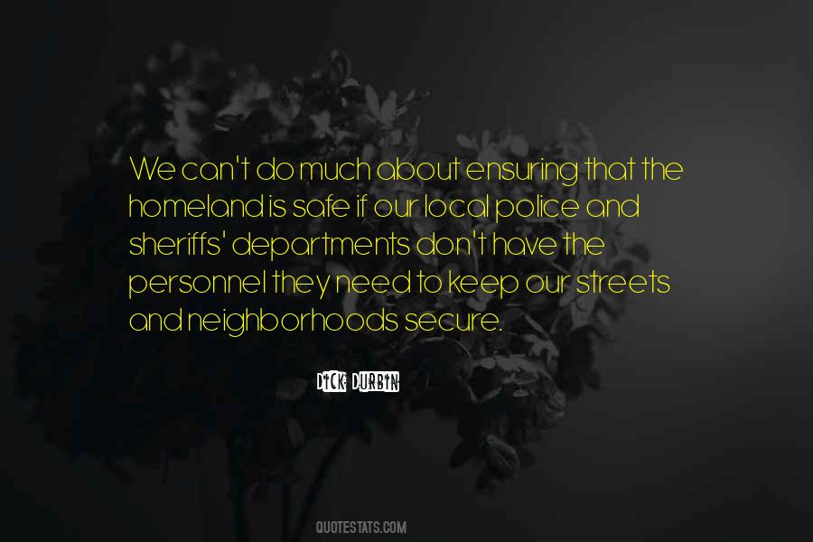 Safe And Secure Quotes #1150245