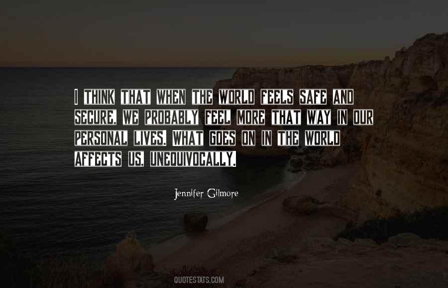 Safe And Secure Quotes #1406722