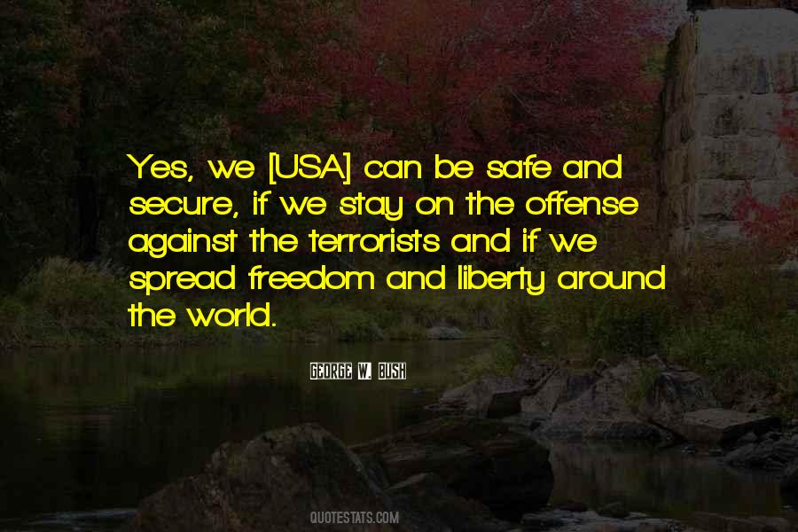 Safe And Secure Quotes #428409